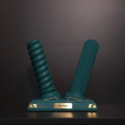 Handschuhhalter - Grün mit Gold(24K) | Limitiert