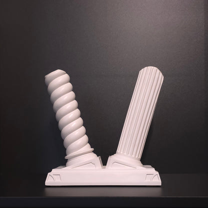 Handschuhhalter - Weiß