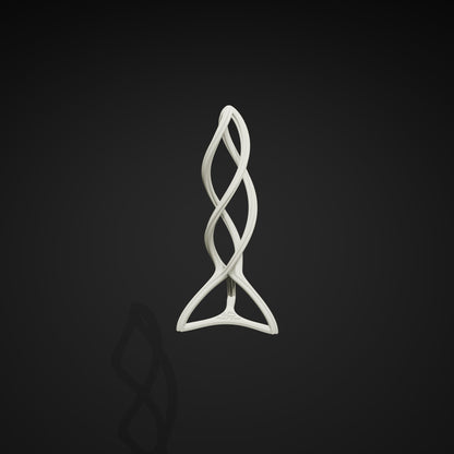 Ein Render des Nertas Boxhandschuhtrockners. Der Boxhandschuhtrockner ist schon fast organisch geformt für einen elfischen look und sehr viel Platz für trocknende Luft.